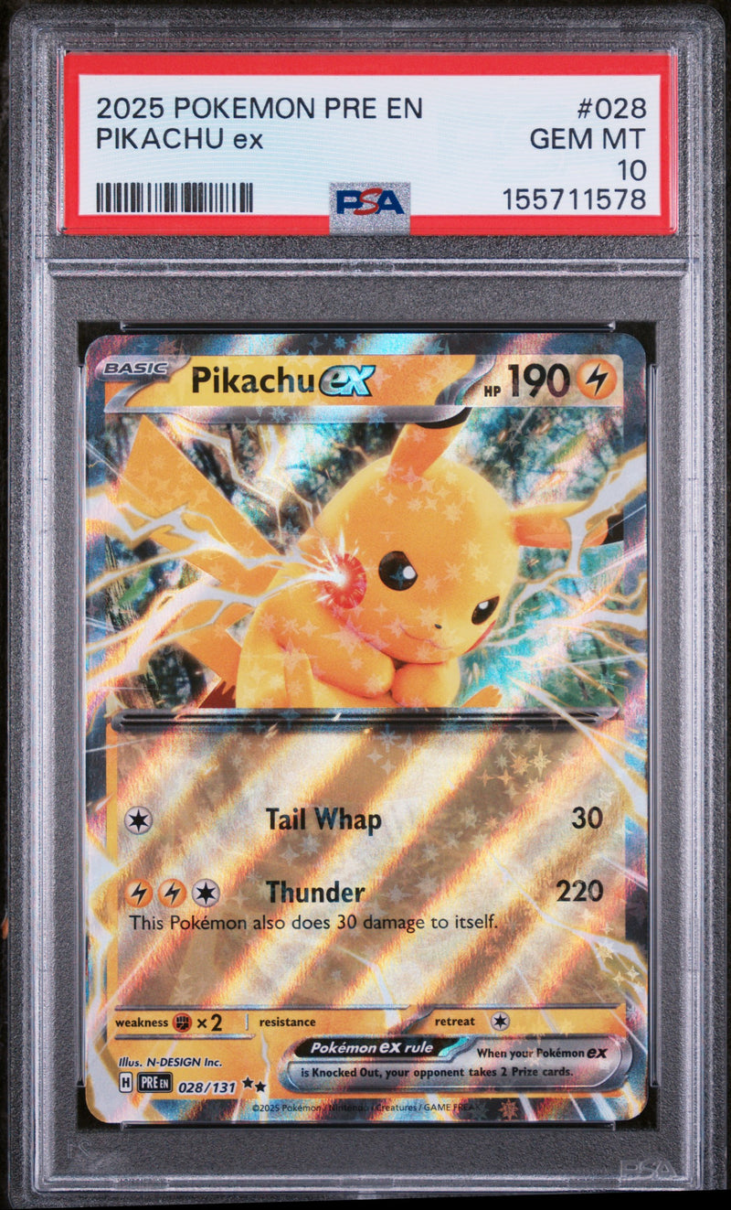 2025 POKEMON PRE EN PIKACHU ex