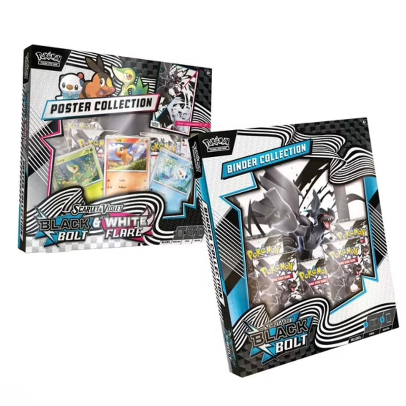 Pokémon Black Bolt & White Flare Binder + Poster Collection – Sam's Club Bundle (Black Bolt)