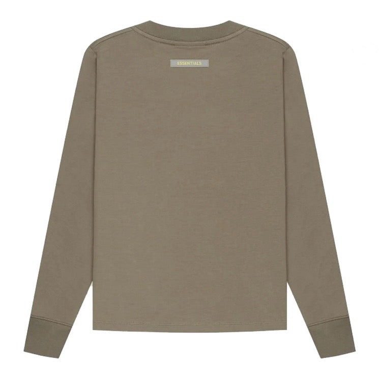 Fear of God Essentials Kids Longsleeve Tee Taupe