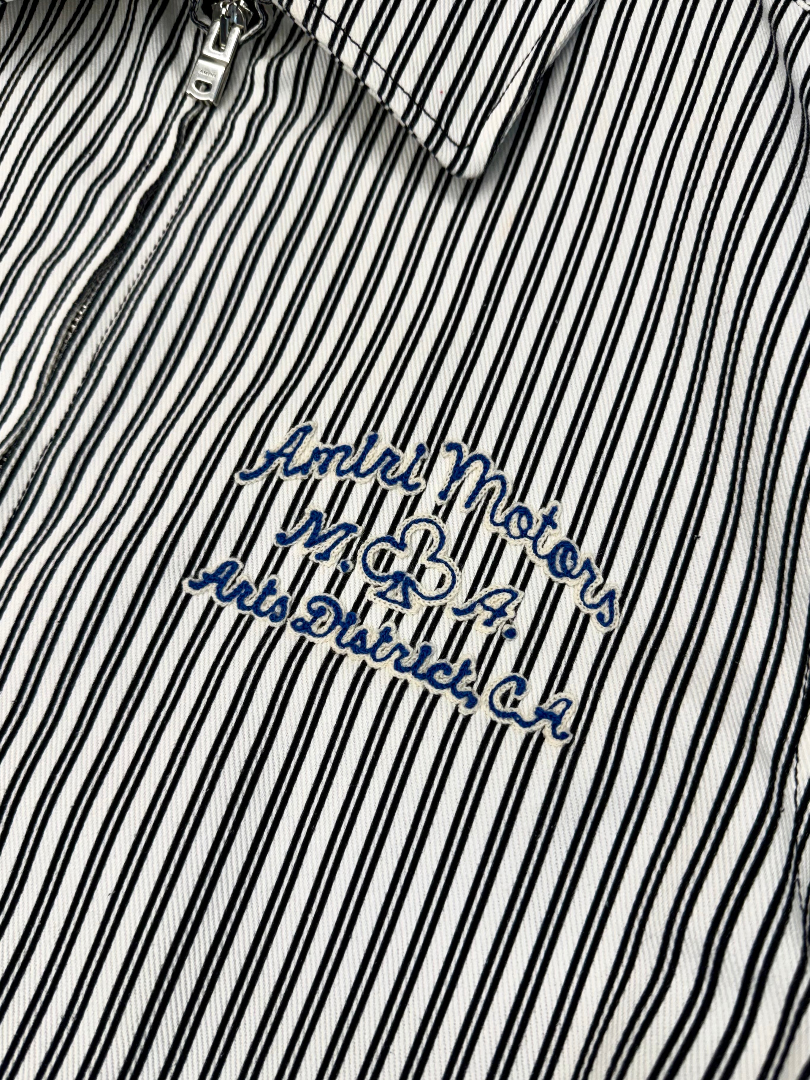 Amiri Motors Striped Zipper Jacket — United Kicks