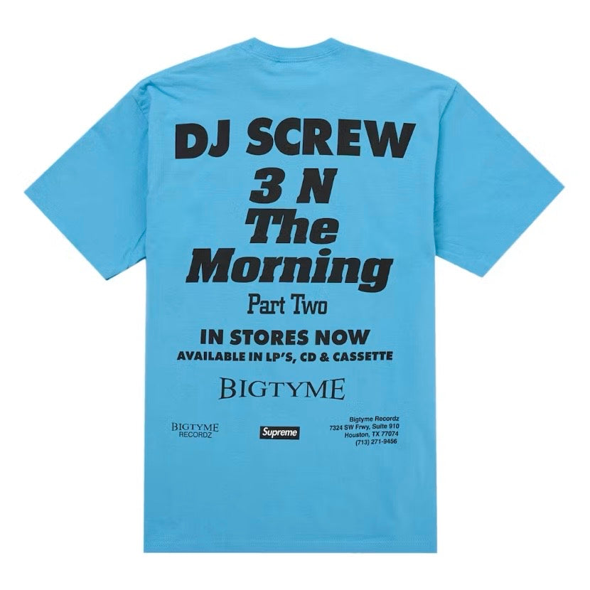 Supreme DJ Screw SUC Tee Blue | United Kicks