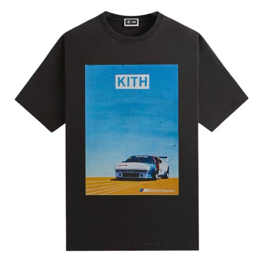 Kith x BMW Retro Vintage Tee Black - FW24 Collaboration — United Kicks