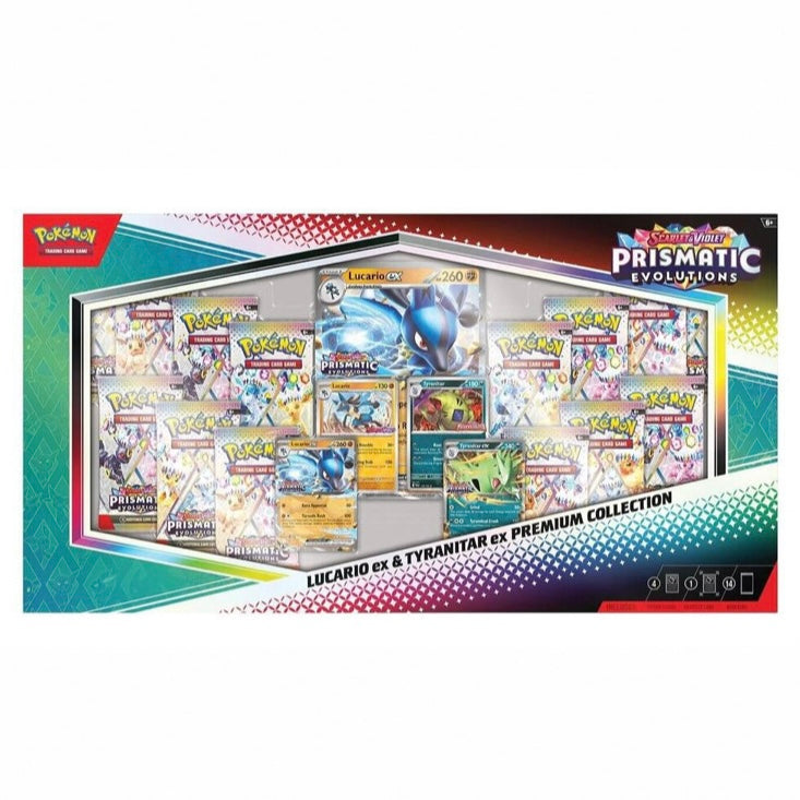 Prismatic Evolutions Lucario ex & Tyranitar ex Premium Collection (Sam's Club) - Miscellaneous Cards & Products (MCAP)