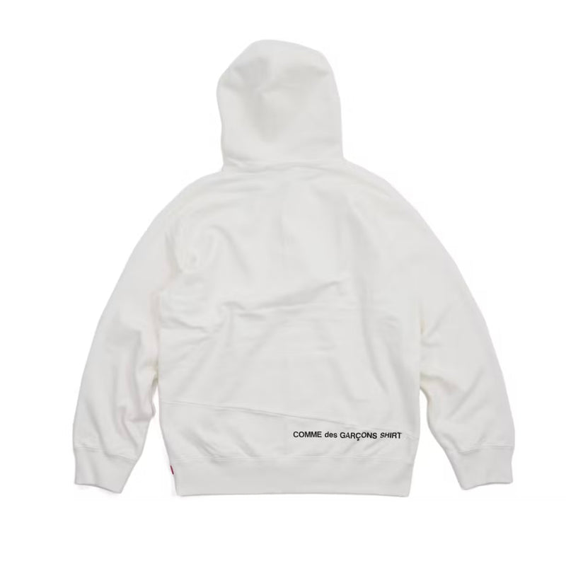 Supreme Comme Des Garcons Split Box Logo Hooded Sweatshirt