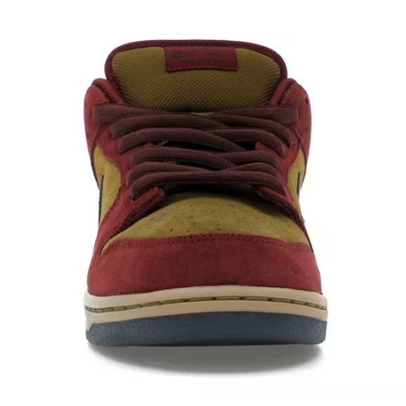 Nike SB Dunk Low Dark Team Red Olive Flak