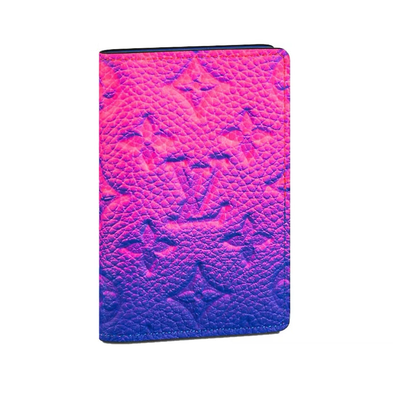 Louis Vuitton Pocket Organizer Taurillon Illusion Blue/Pink