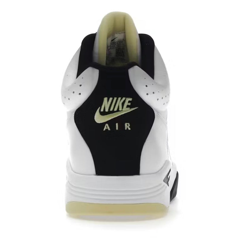 Nike Air Flight Lite Mid White Lemon Black White