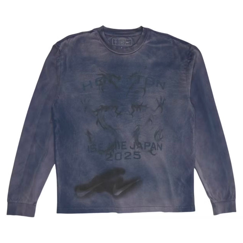 Travis Scott Cactus Jack x Fragment x Nike Longsleeve Washed Blue
