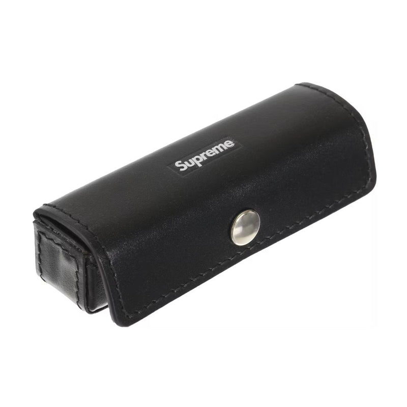 Supreme Leather Dice Set Black