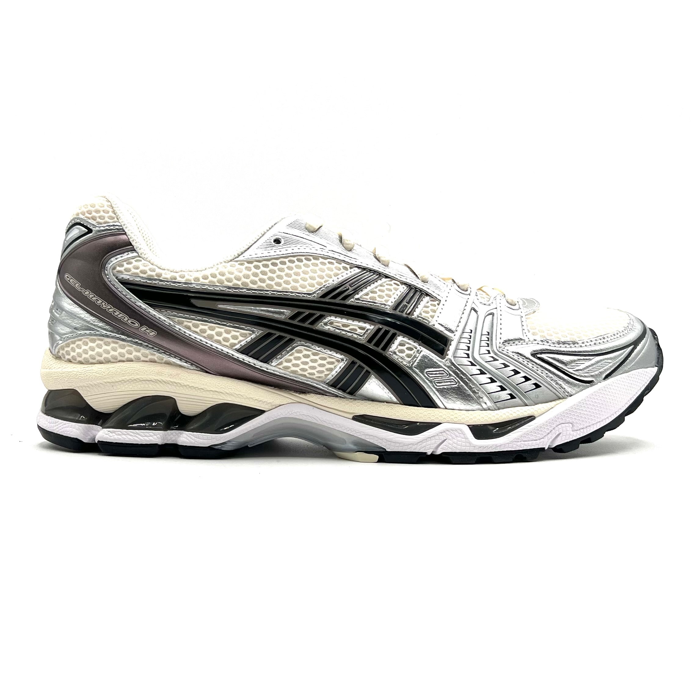 ASICS GEL-KAYANO 14 クリーム/ブラック 240 ASICS Gel-Kayano 14 Cream Black Metallic Plum Brand New | United Kicks