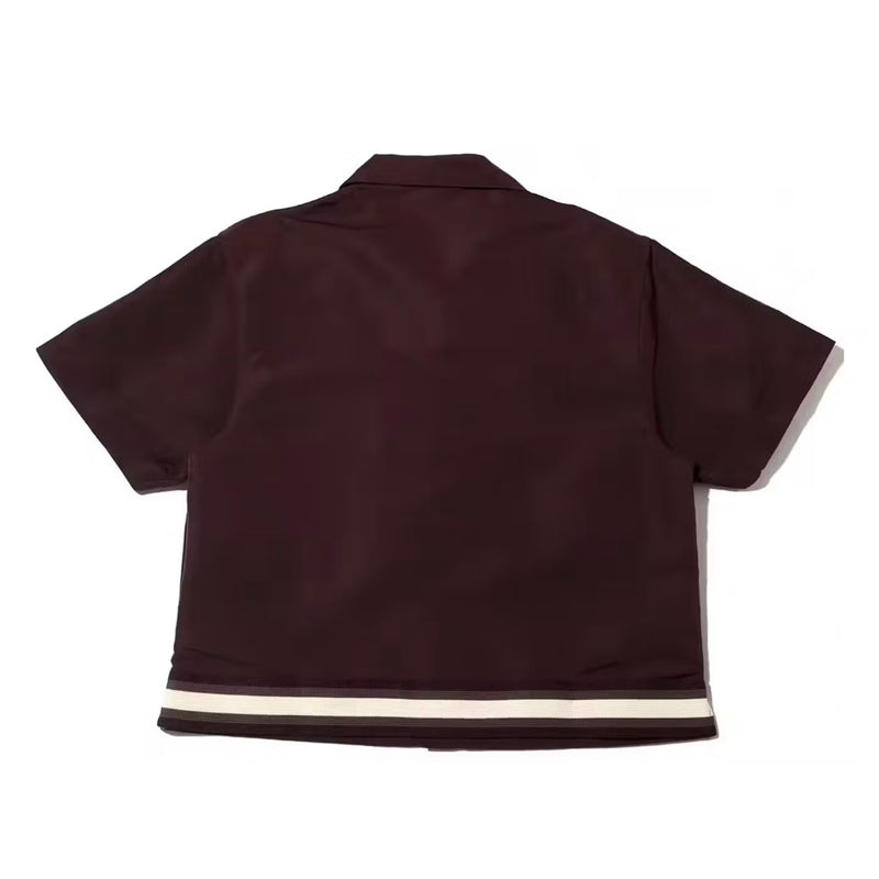 Jordan x A Ma Maniere Warm Up Shirt Mahogany
