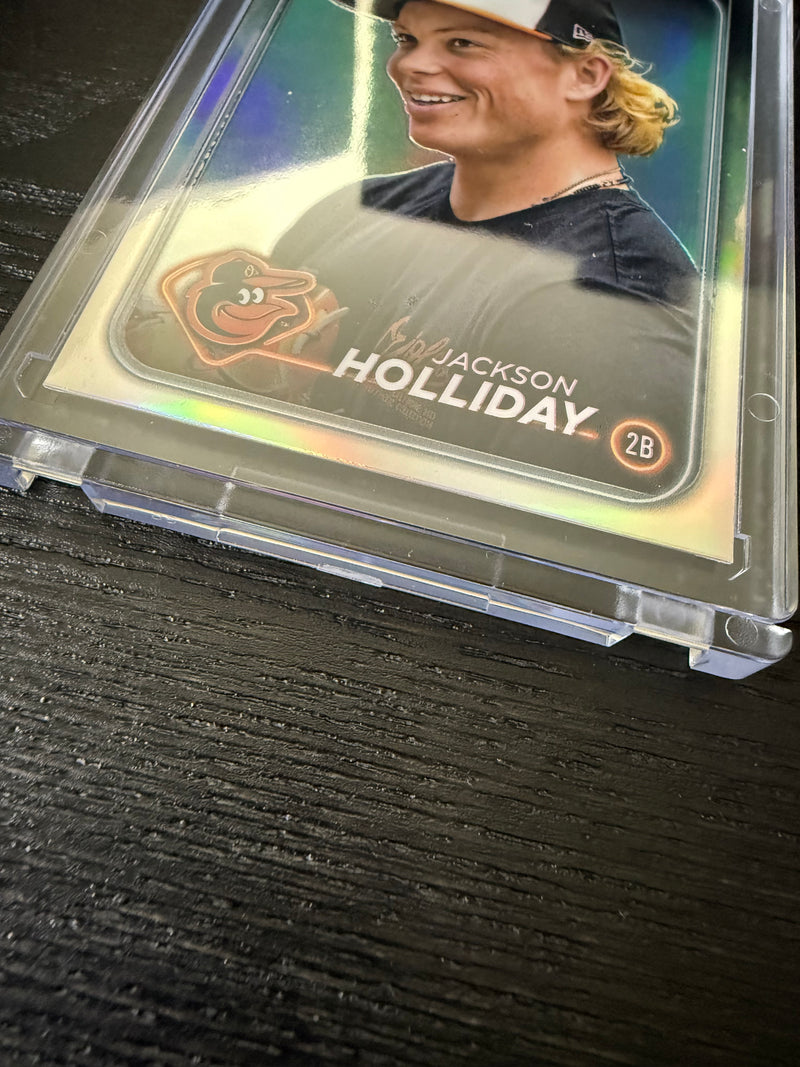 2024 Topps Chrome Update Jackson Holliday Rookie Card Image Variation