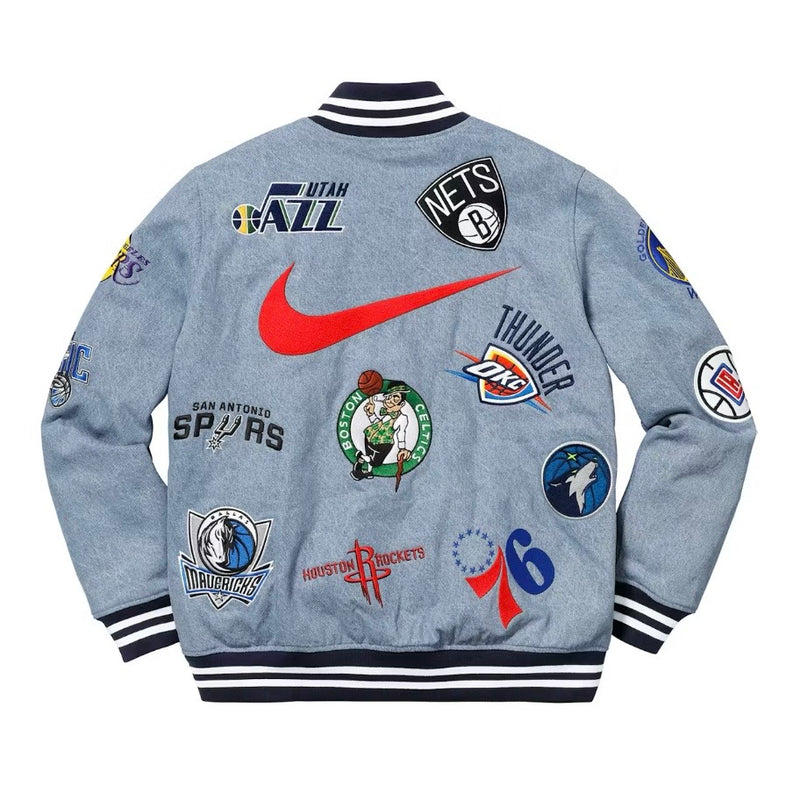 Supreme Nike/NBA Teams Warm-Up Jacket Denim