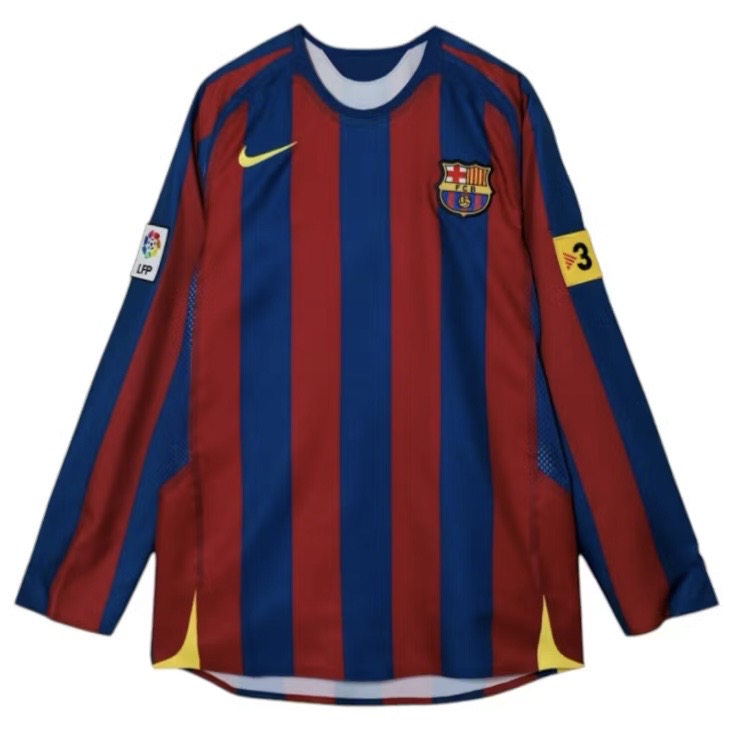 Nike FC Barcelona 2005 Reissue Replica L/S Jersey Gym Blue Brand