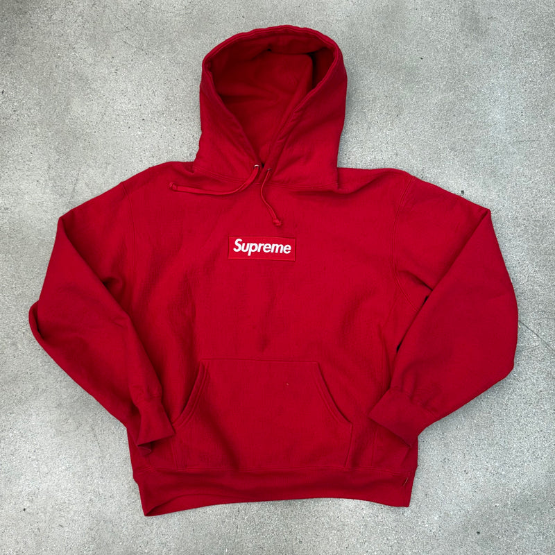 Supreme Box Logo Hooded Sweatshirt FW23 'Red'