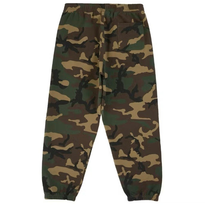 Supreme Satin Applique Sweatpant (SS26) Woodland Camo