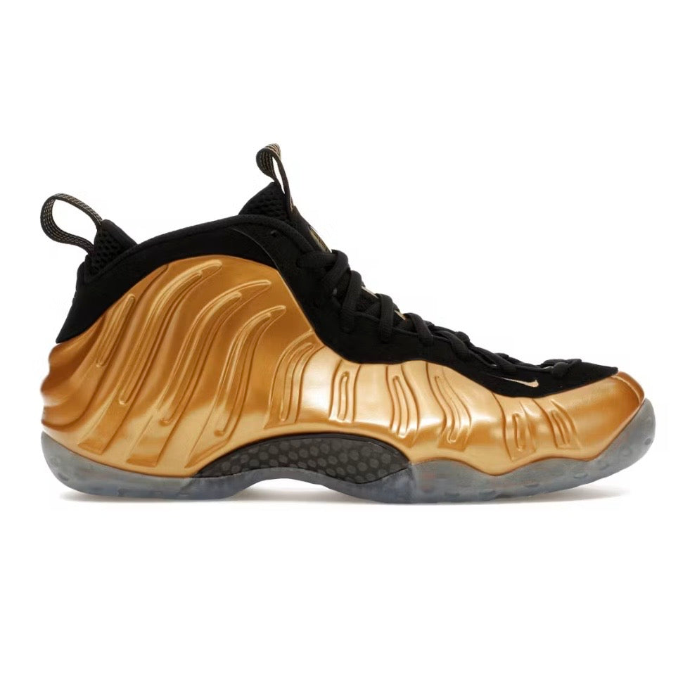 nike foamposite gold metallic
