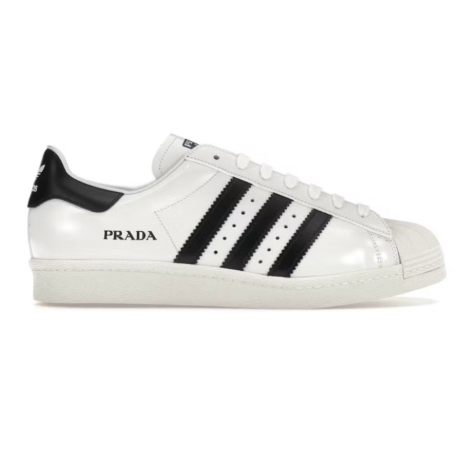 adidas Superstar Prada White Black — United Kicks