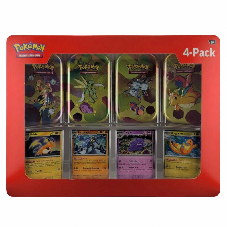 Sam's Club 151 (4 Mini Tins + 4 Promo Cards Bundle) - SV: Scarlet & Violet 151 (MEW)