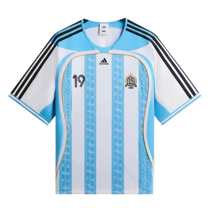 Kith x adidas Messi Football Jersey Blue/White