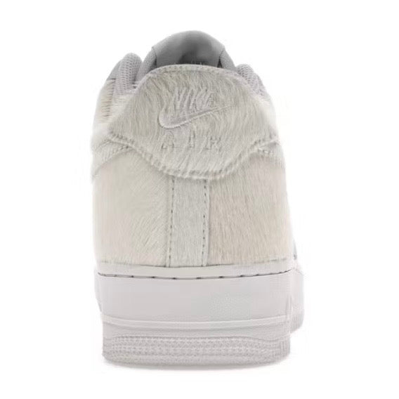 Nike Air Force 1 Low White Pony Hair Heel