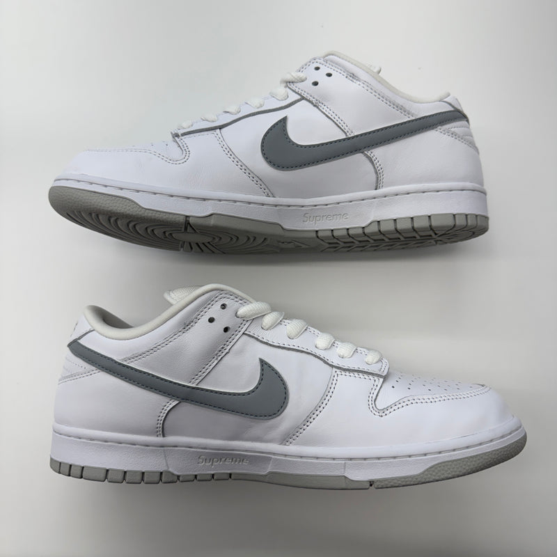 Nike SB Dunk Low Supreme '94 White Metallic Silver