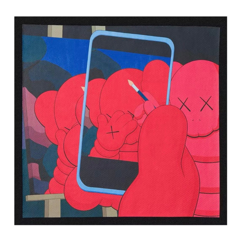 Uniqlo KAWS x Warhol Graphic 476119 Sweatshirt (Asia Sizing) Black