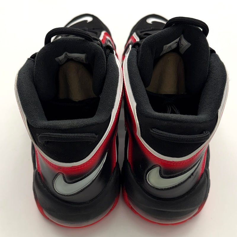 Nike Air More Uptempo Black White Laser Crimson