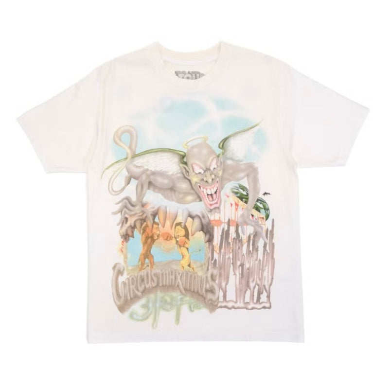 Travis Scott Utopia Circus Maximus 2023 Tour III Tee White