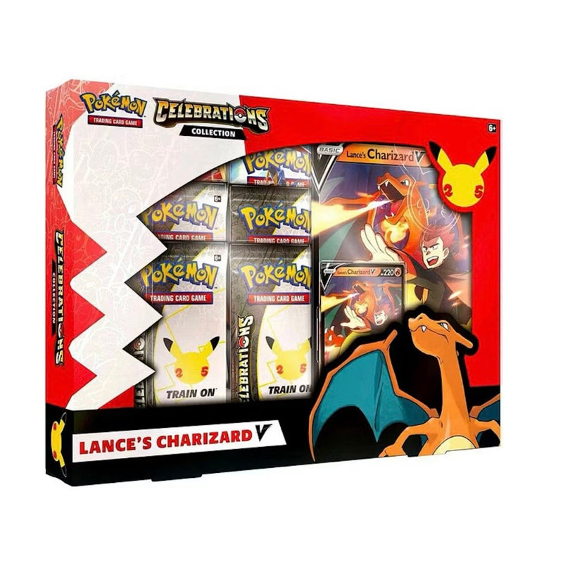 Pokémon TCG 25th Anniversary Celebrations V Box Lances Charizard V