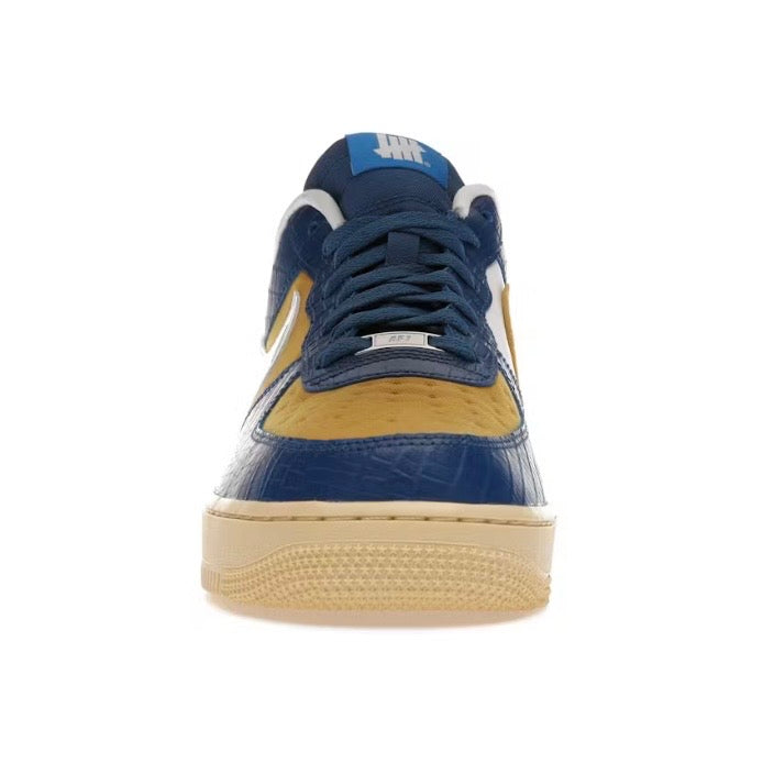 Nike Air Force 1 Low SP Undefeated 5 On It Blue Yellow Croc