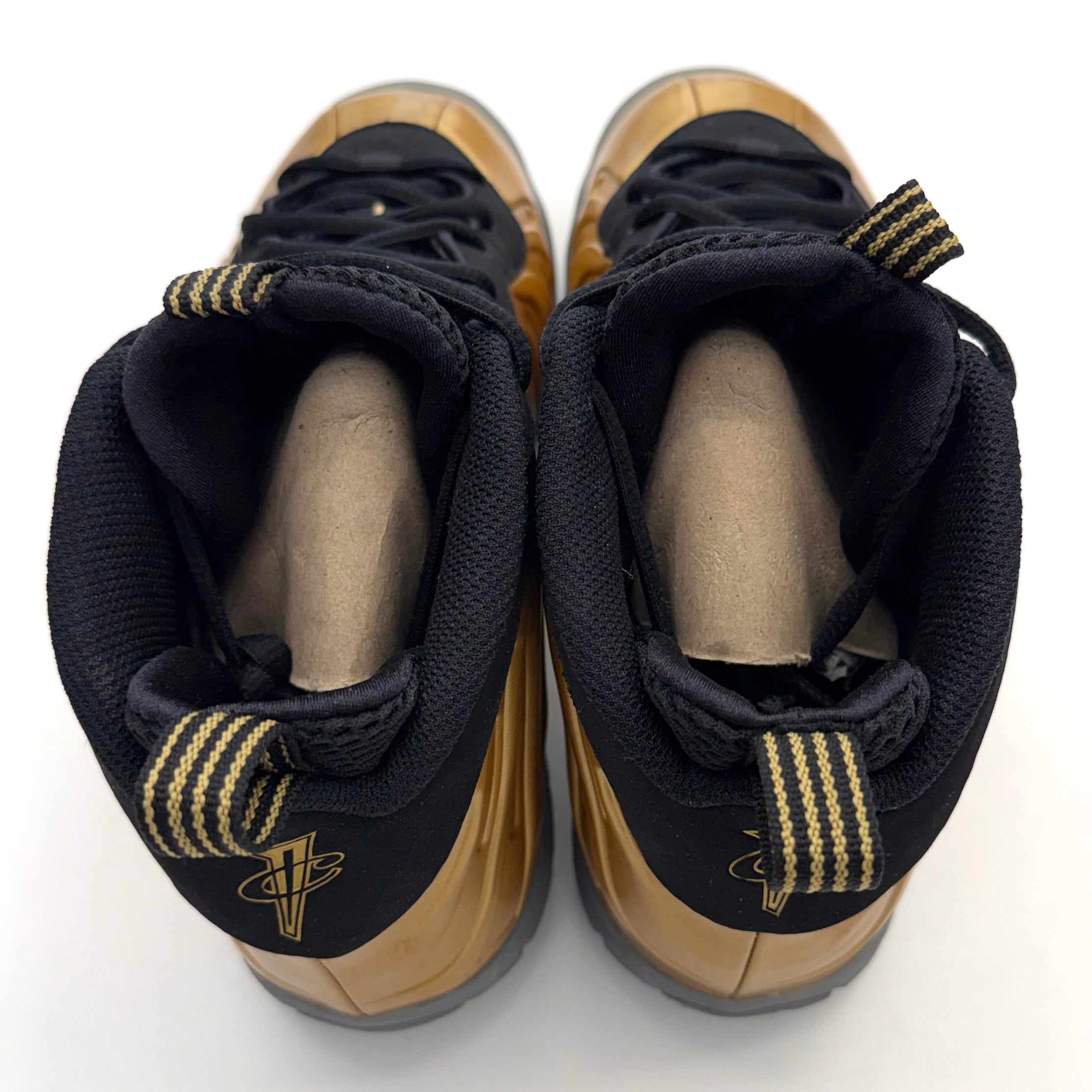 gold foamposite grade school