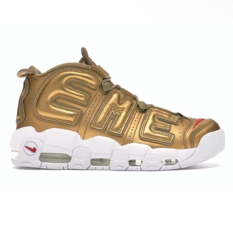 Nike Air More Uptempo Supreme Suptempo Gold