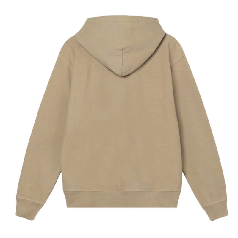 Stussy Stock Logo Hoodie 'Khaki'