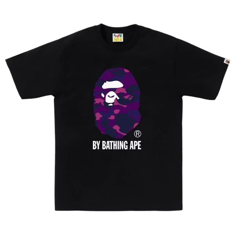 BAPE A Bathing Ape Color Camo By Bathing Ape Tee Black/Purple