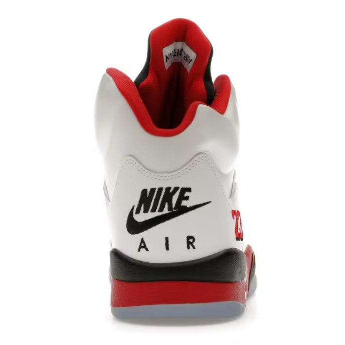 Jordan 5 Retro Fire Red Black Tongue (2025)