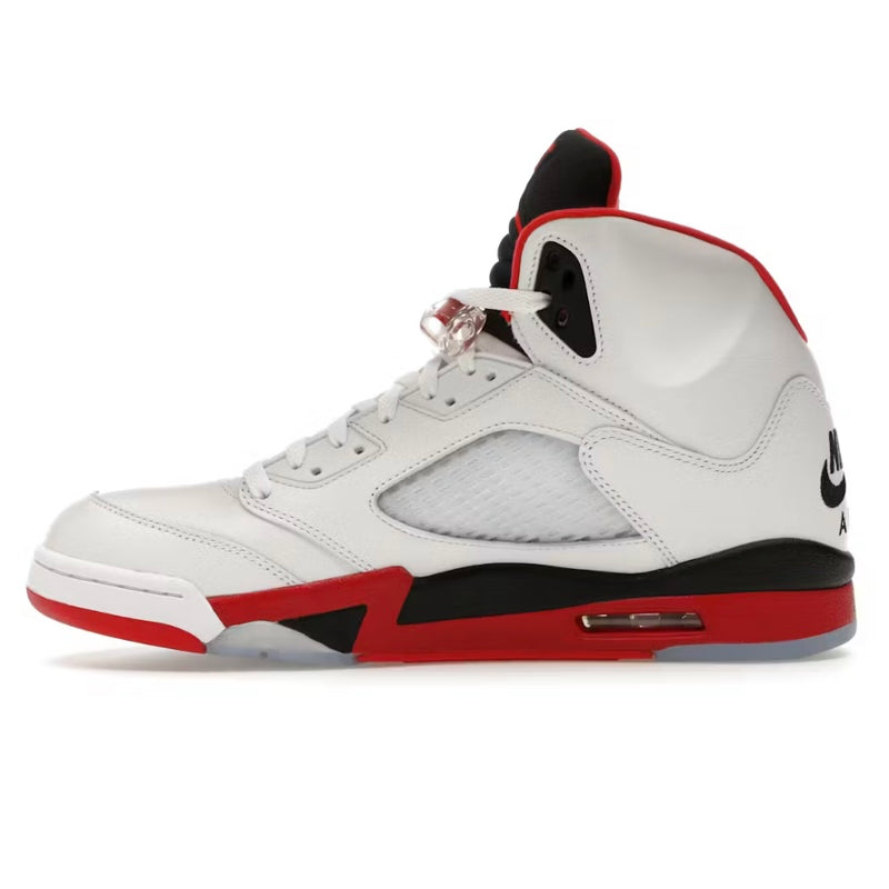 Jordan 5 Retro Fire Red Black Tongue (2025)