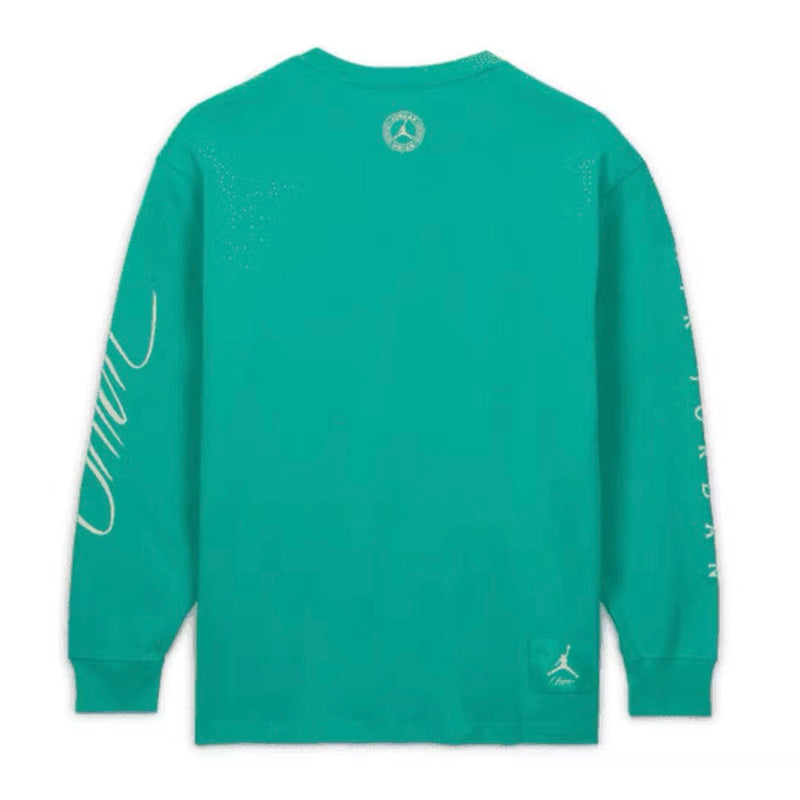Jordan x Union MJ L/S Tee (Asia Sizing) Kinetic Green/White