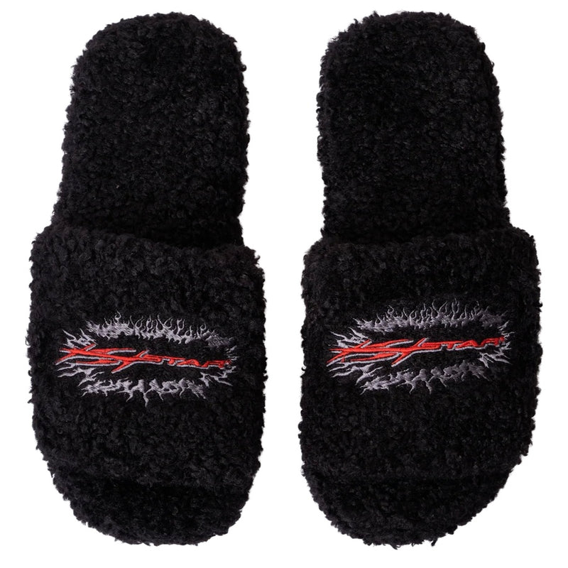 Hellstar Black Splash Slides Black
