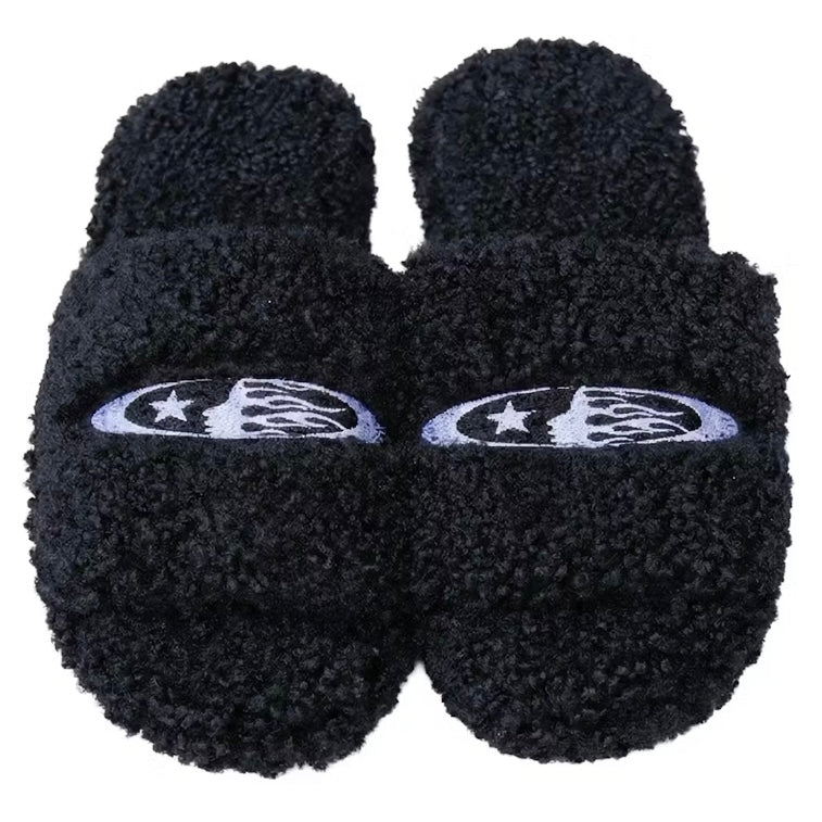 Hellstar Black Logo Slides Black