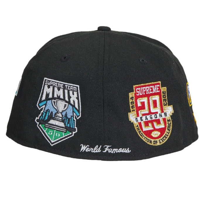 Supreme Championships Box Logo New Era Fitted Hat Black — United Kicks