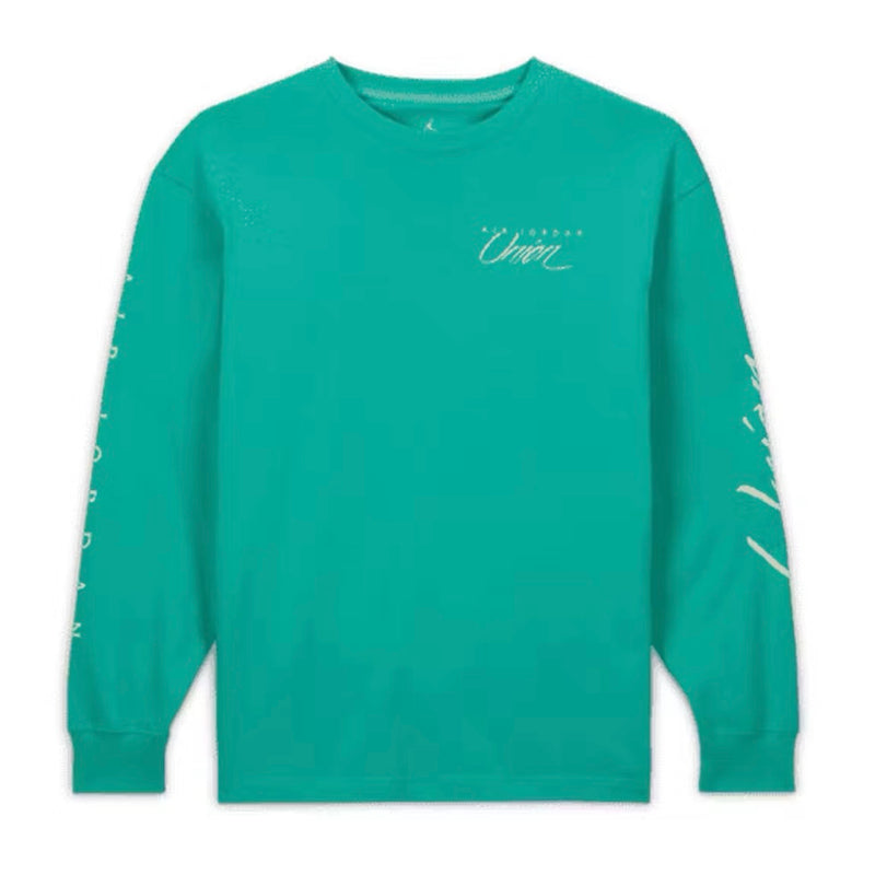 Jordan x Union MJ L/S Tee (Asia Sizing) Kinetic Green/White