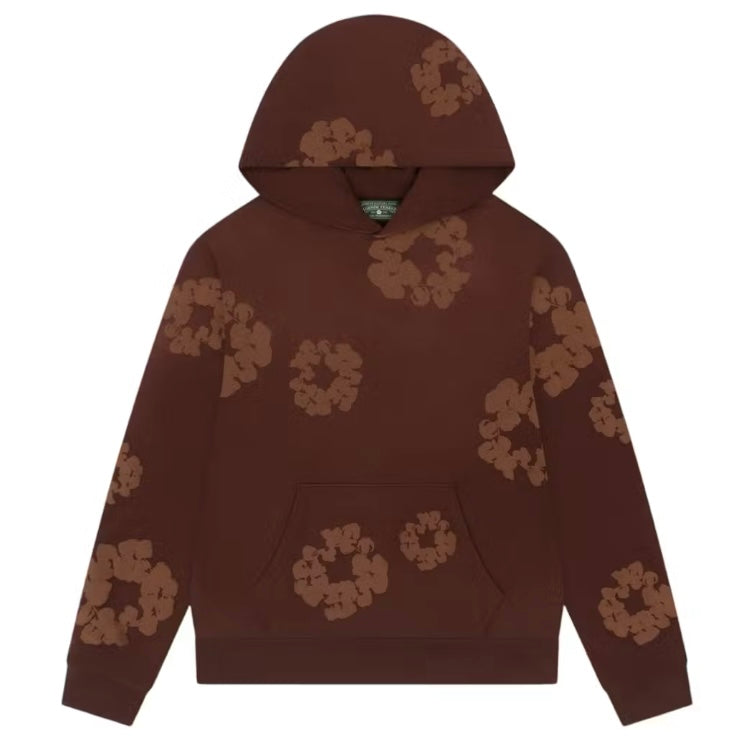 Denim Tears Mono Cotton Wreath Hoodie Brown