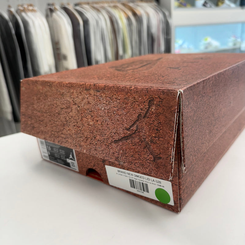 Air Jordan 4 Retro OG SP Nigel Sylvester Brick by Brick Damged Box Lid
