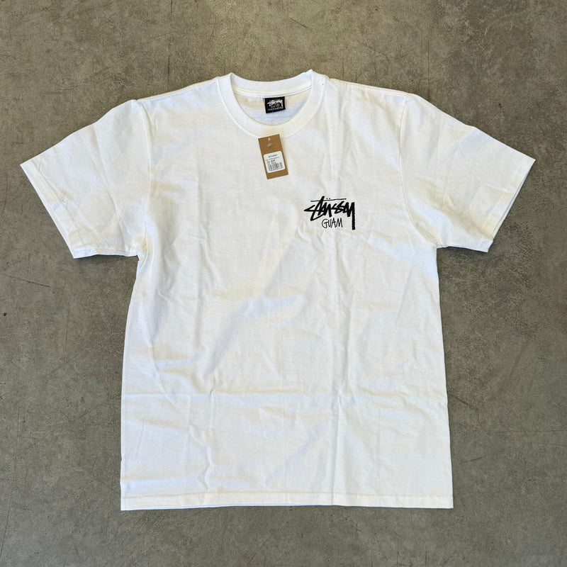 Stussy Stock Guam Tee White