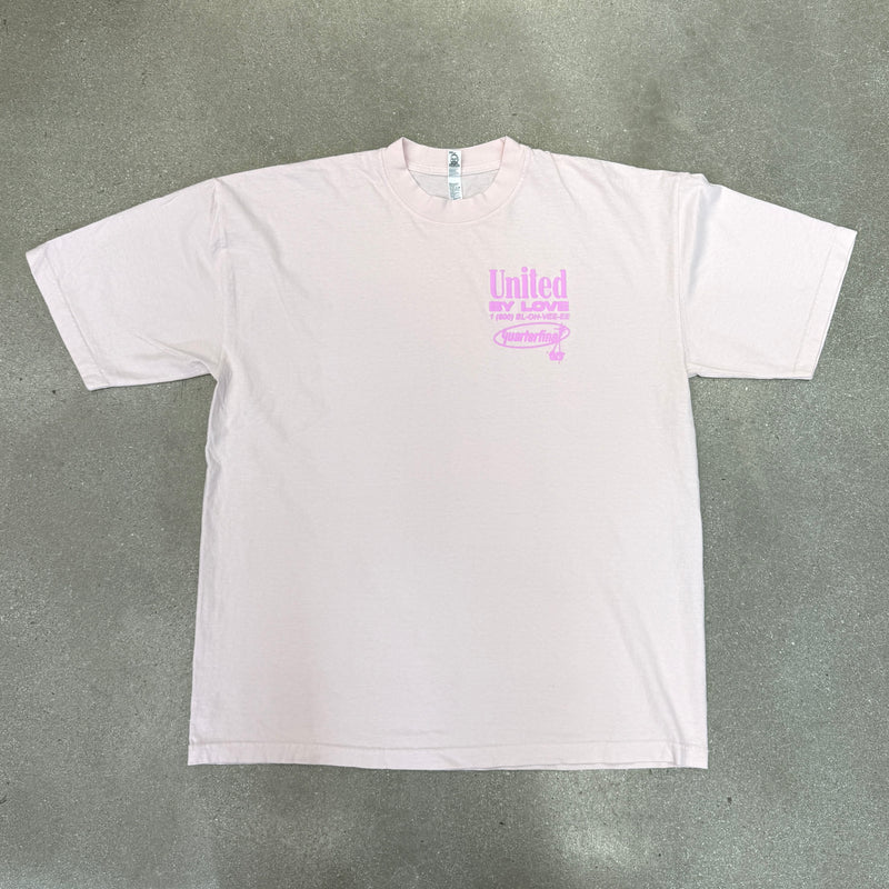QTFL x UNTD 'United by Love' Tee 'Pink'