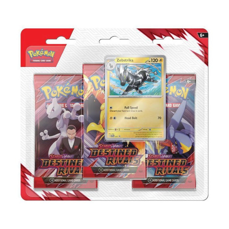 2025 Pokémon Scarlet & Violet Destined Rivals 3 Pack Blister Pack