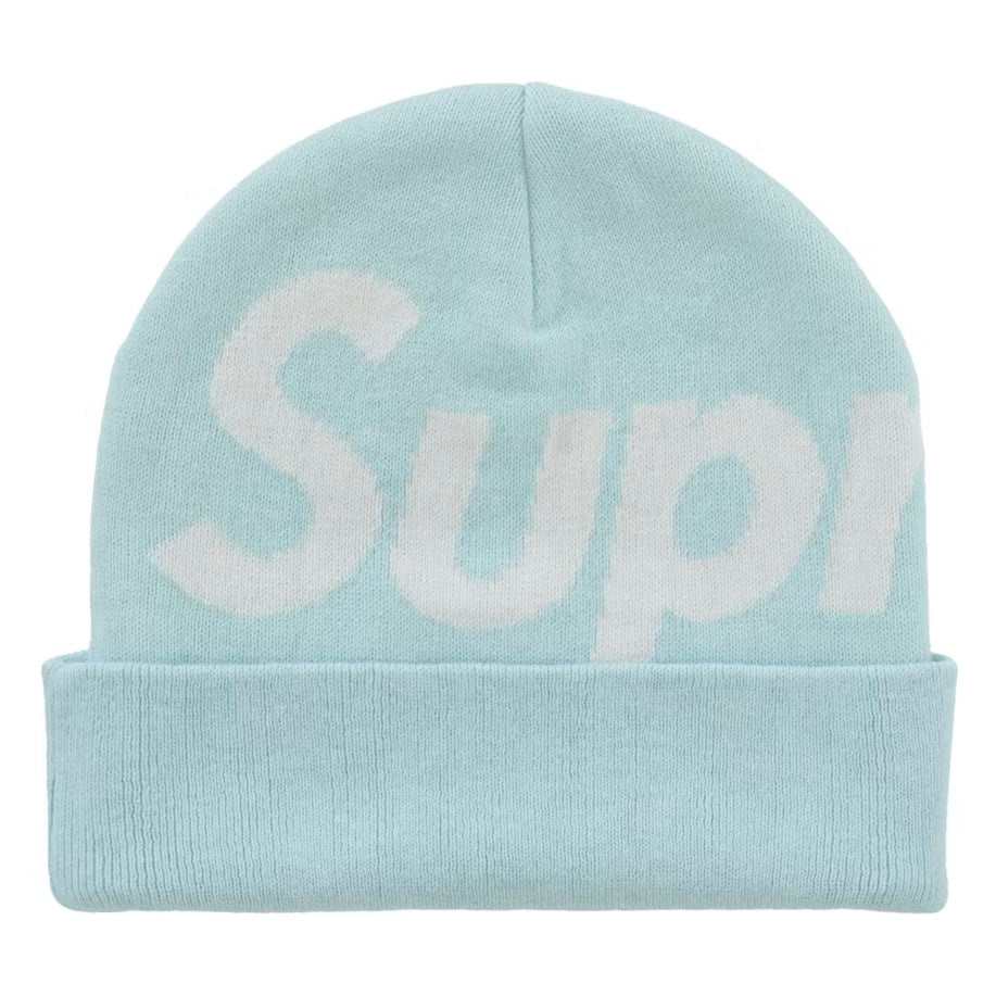 Supreme Big Logo Beanie (FW25) Light Blue — United Kicks