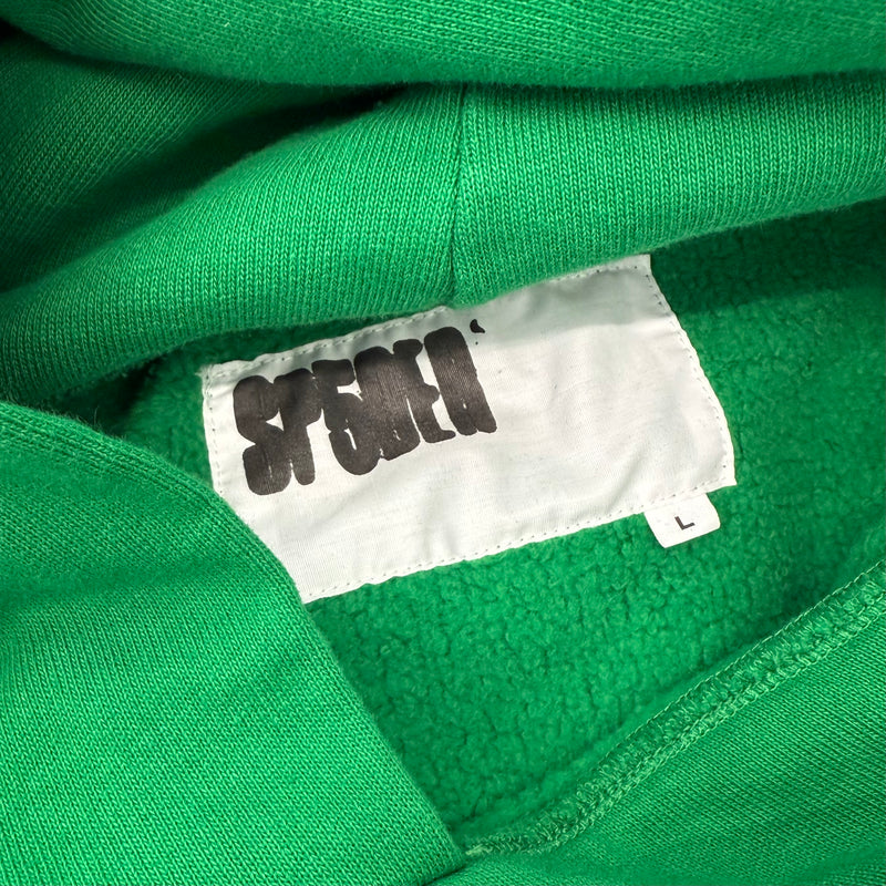 Sp5der Star OG Web V2 Hoodie Slime Green