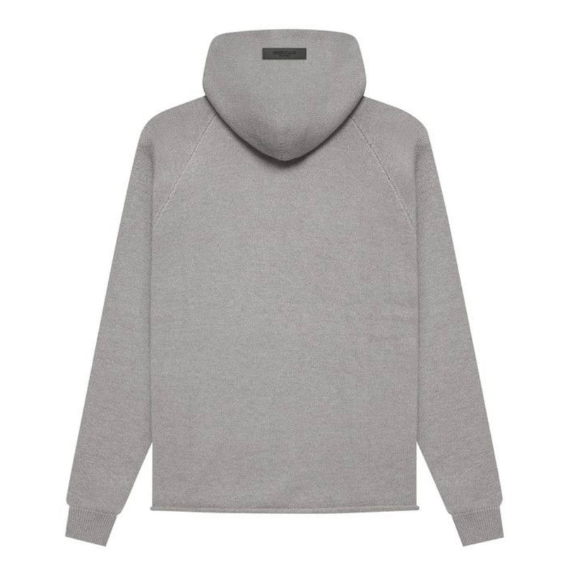 Fear of God Essentials Knit Hoodie 'Dark Oatmeal'